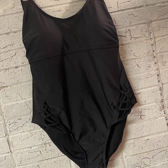 Xhilaration Other - Xhilaration Black One Piece Bathing Suit Plus Size 20W